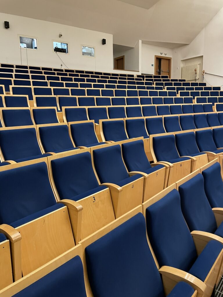 Rekonstrukce sálu Janáčkovy konzervatoře