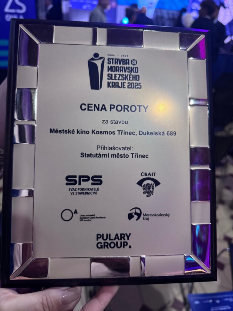 Kino Kosmos Třinec cena poroty - Techartstav